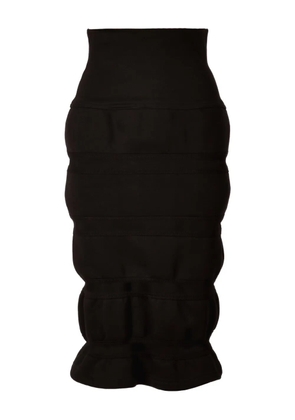 Ioana Ciolacu tiered pencil skirt - Black