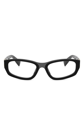 Miu Miu Eyewear logo-detail glasses - Black