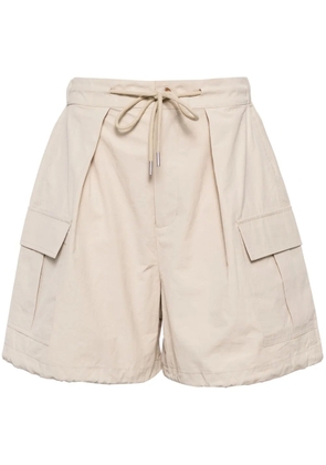 b+ab high-waisted cargo shorts - Neutrals