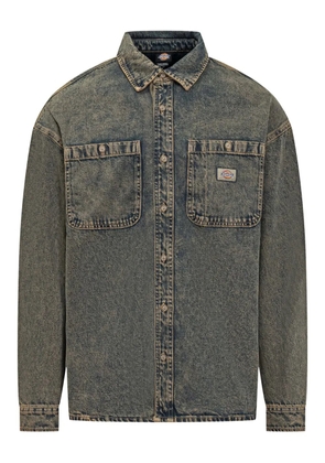 DICKIES distressed denim shirt - Blue