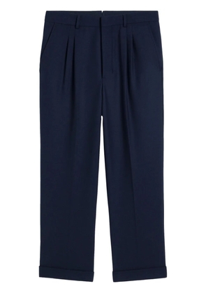 AMI Paris tapered-leg trousers - Blue