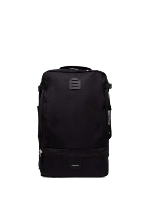 Sandqvist Otis logo-patch backpack - Black