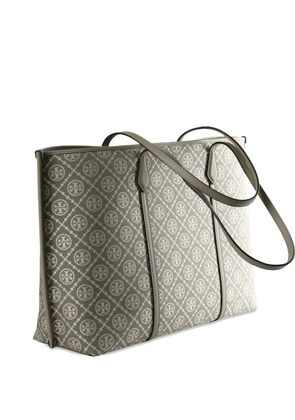 Tory Burch monogram print tote bag - Grey