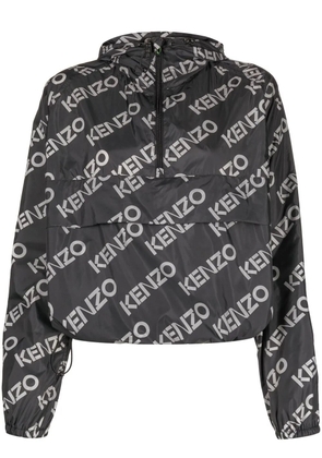 Kenzo logo-print jacket - Black