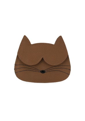 Sarah Chofakian cat cardholder - Brown