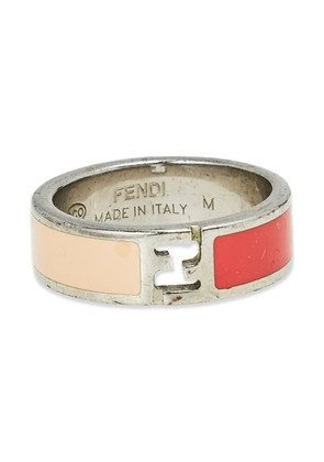 Fendi Pre-Owned Fendista ring - Silver