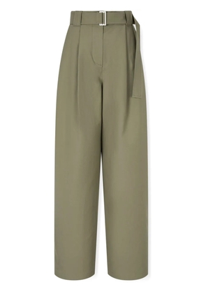 TOMBOY belted tuck trousers - Green