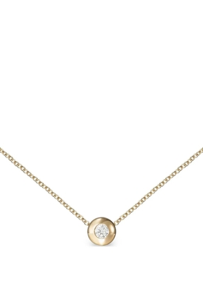 Melissa Kaye 18K yellow gold small Audrey Diamond Pendant necklace