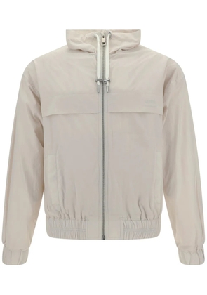 AMI Paris logo-print windbreaker - White