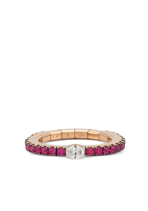 Roberto Demeglio Diamond Ruby Extensible Stretch Ring - Pink