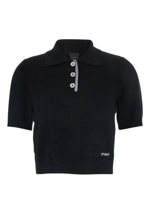 PINKO short-sleeve polo top - Black