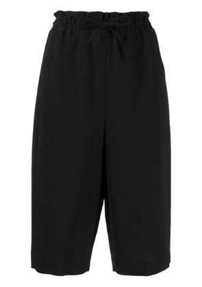 Enföld drawstring straight-leg shorts - Black