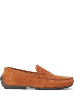 Polo Ralph Lauren leather loafers - Orange