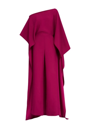 Taller Marmo Jerry one-shoulder cape jumpsuit - Pink