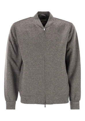 MC2 Saint Barth Camden raw-cut bomber jacket - Grey