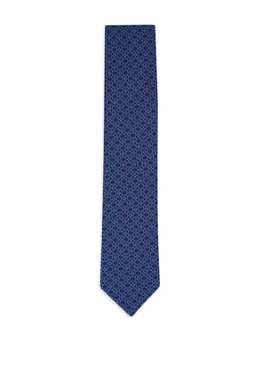 Eton patterned silk tie - Blue