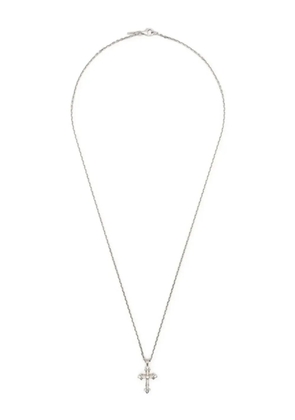 Emanuele Bicocchi Fleury cross-pendant necklace - Silver