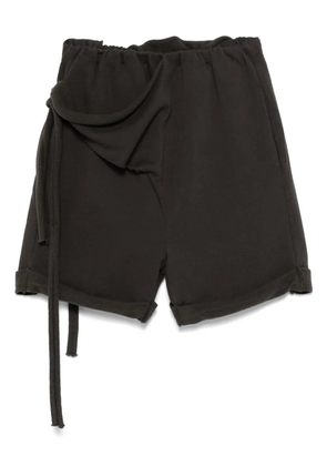 Ottolinger strap-detailed track shorts - Brown
