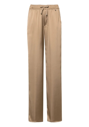 Herno high-waist wide-leg trousers - Brown