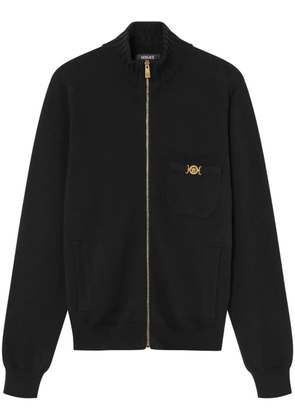 Versace zip-up sweater - Black