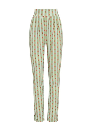 Brigitte striped trousers - Green