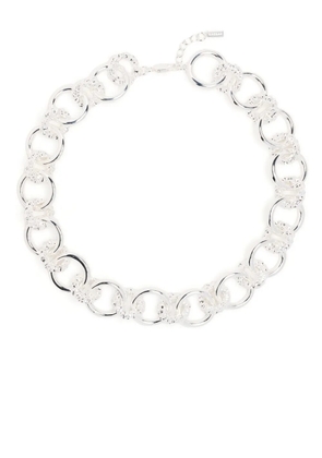 RAGBAG STUDIO ring-detail chain necklace - Silver