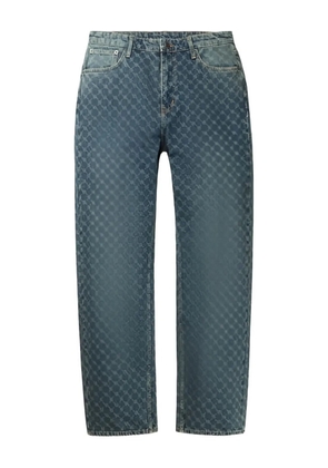 Daily Paper monogram-print jeans - Blue
