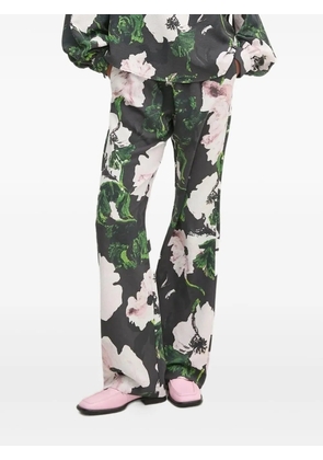 Stine Goya floral-print trousers - Black