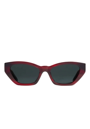 KHAITE x Oliver Peoples geometric frame sunglasses - Red