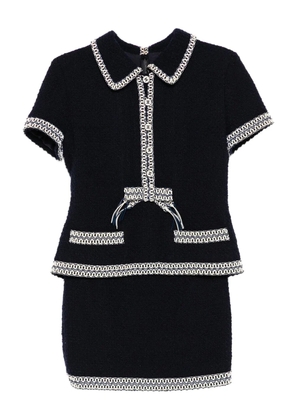 CHANEL Pre-Owned 1994 setup suit jacket skirt - Blue