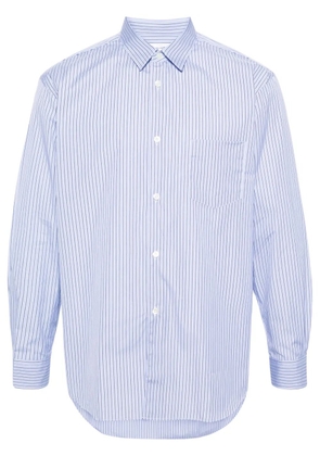 Comme Des Garçons Shirt striped cotton shirt - Blue