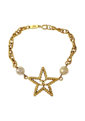 CHANEL Pre-Owned 1982 star-charm bracelet - Gold