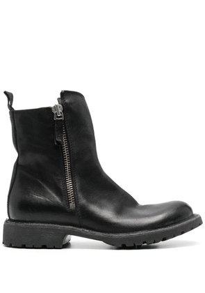 Moma Tronchetto leather ankle boots - Black
