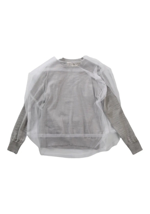 Comme Des Garçons layered sweatshirt - Grey