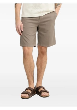 BOSS flat-front shorts - Brown