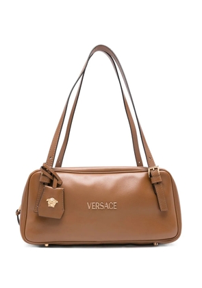Versace medium Tag shoulder bag - Brown