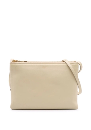 Celine Pre-Owned 2018 Large Lambskin Trio crossbody bag - Brown