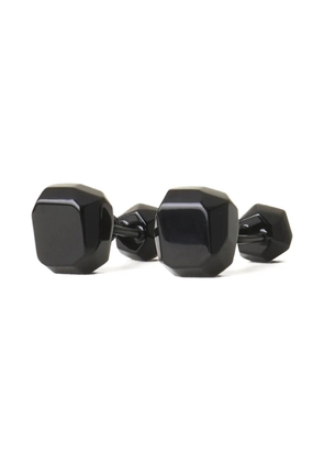 Lanvin faceted chain cufflinks - Black