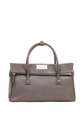 Maison Margiela medium 5AC leather tote bag - Grey