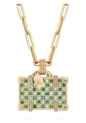 Nevernot 14kt yellow gold Travel multi-stone necklace