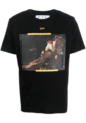 Off-White Caravaggio-print T-shirt - Black