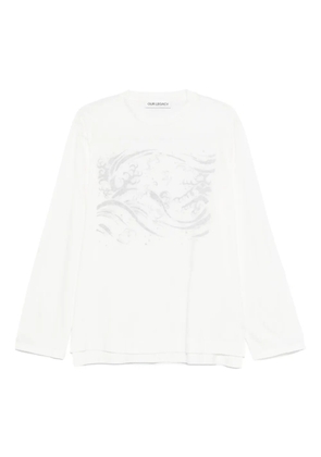 OUR LEGACY printed T-shirt - FLEETING