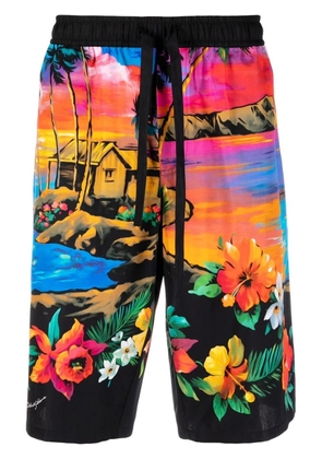 Dolce & Gabbana tropical-print Bermuda shorts - Pink
