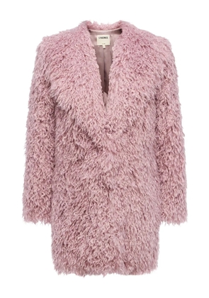 L'Agence Toira faux-fur coat - Pink
