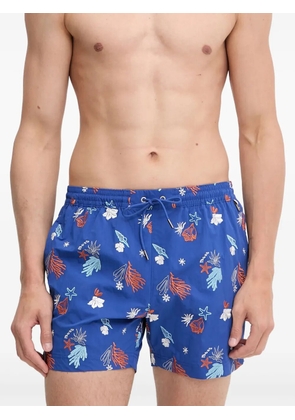 BOSS sea life-print swim shorts - Blue
