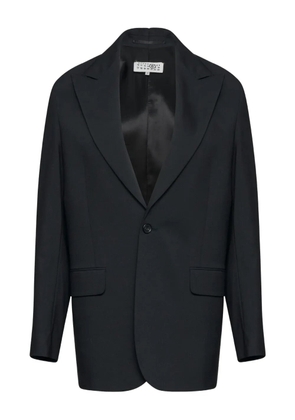 MM6 Maison Margiela single-button tailored blazer - Black