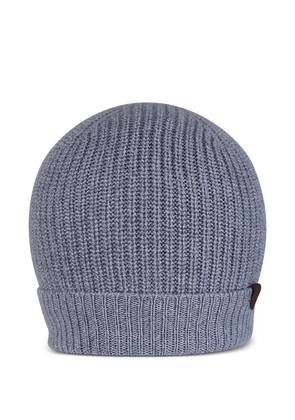 Maurizio Baldassari Brenta ribbed beanie hat - Grey