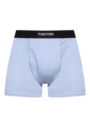 TOM FORD branded-waistband boxers - Blue
