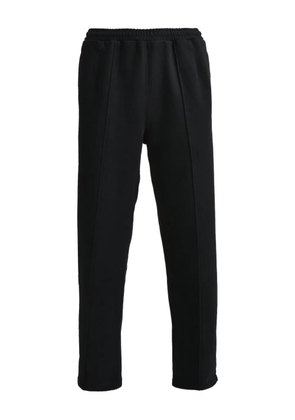 BREATH cotton straight-leg trousers - Black