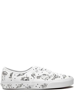 Vans Authentic 'Unidentified U-Paint' sneakers - White